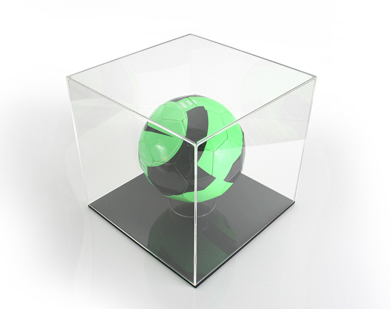 Mitred Acrylic Display Case - Clean Edge Finish with rebated base  