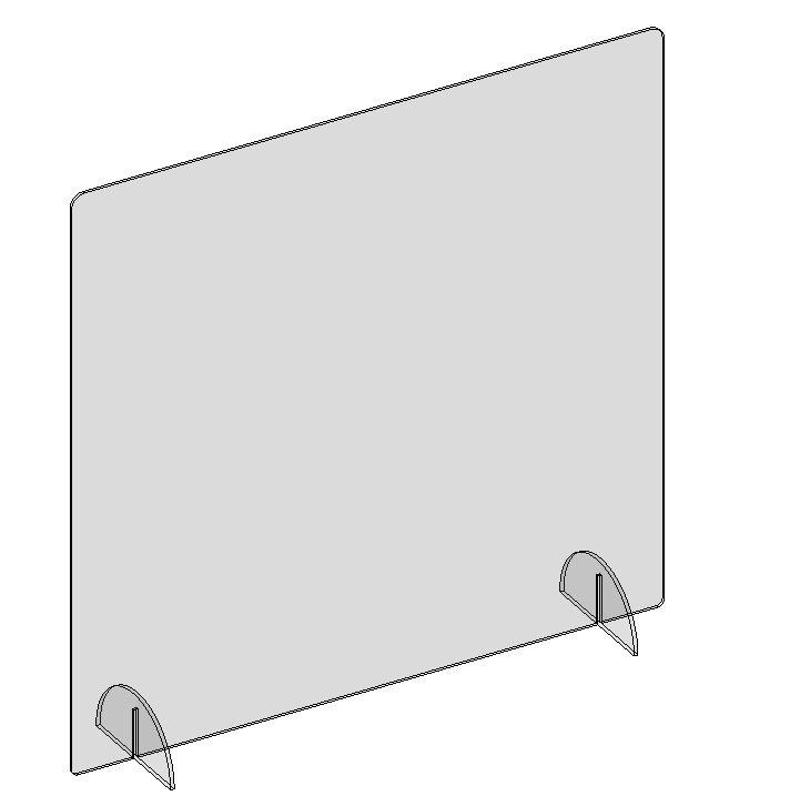 Sneeze Guard-Flat Screen  