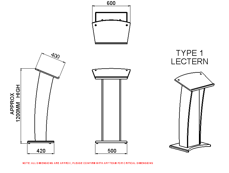 Acrylic Lectern - Best Buy  